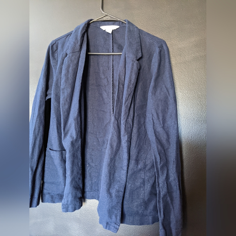 Navy Blue Cover Shirt Light Jacket